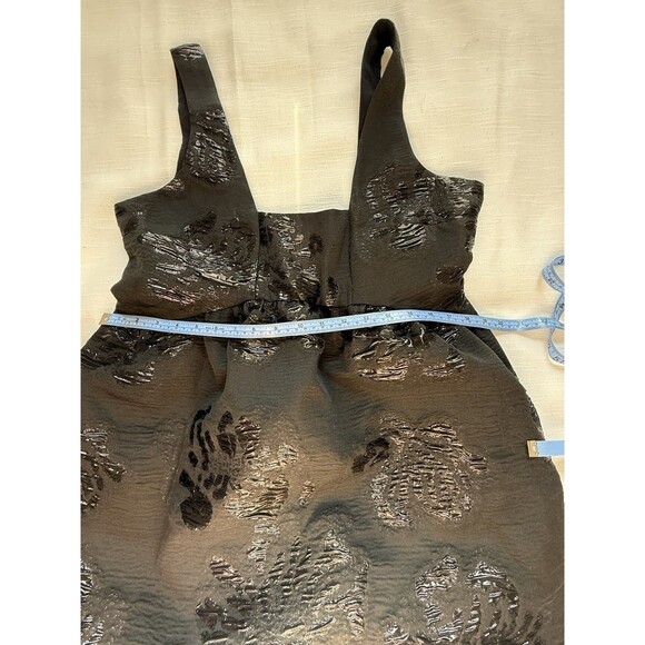 Anthropologie Maeve Black Jacquard Mini Dress Sz 12 New - Picture 12 of 13